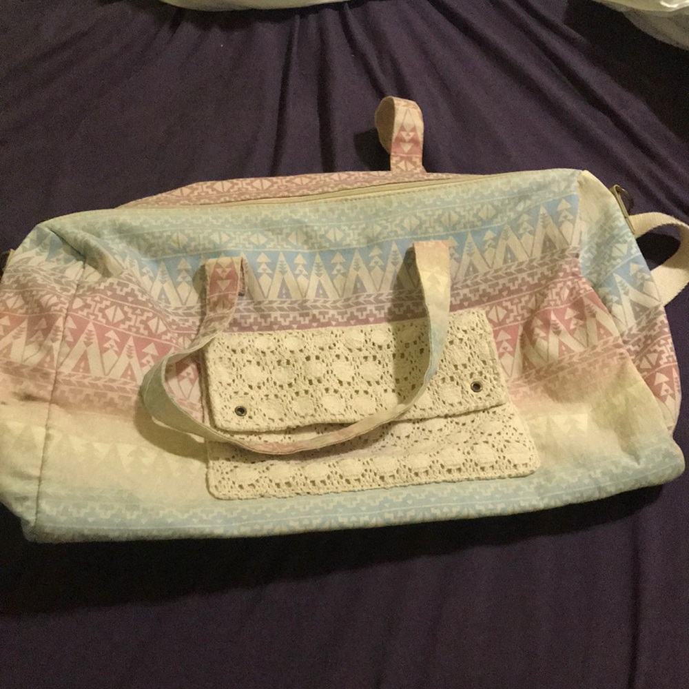 Tribal duffel bag
